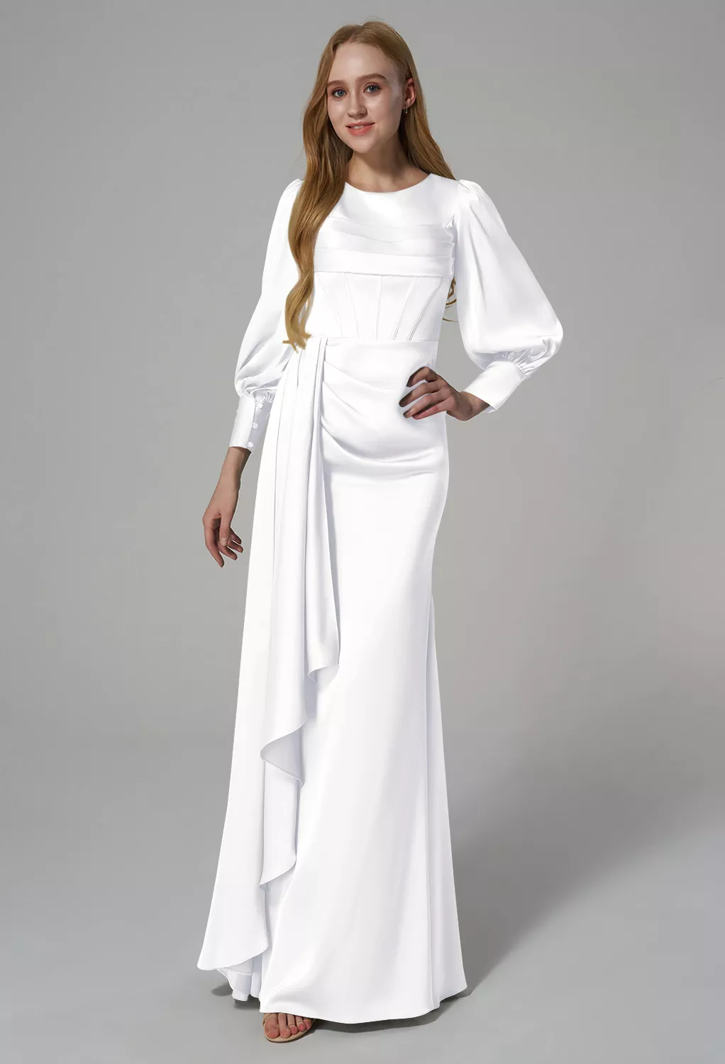 AW Gabriela White  Bridesmaid Dresses